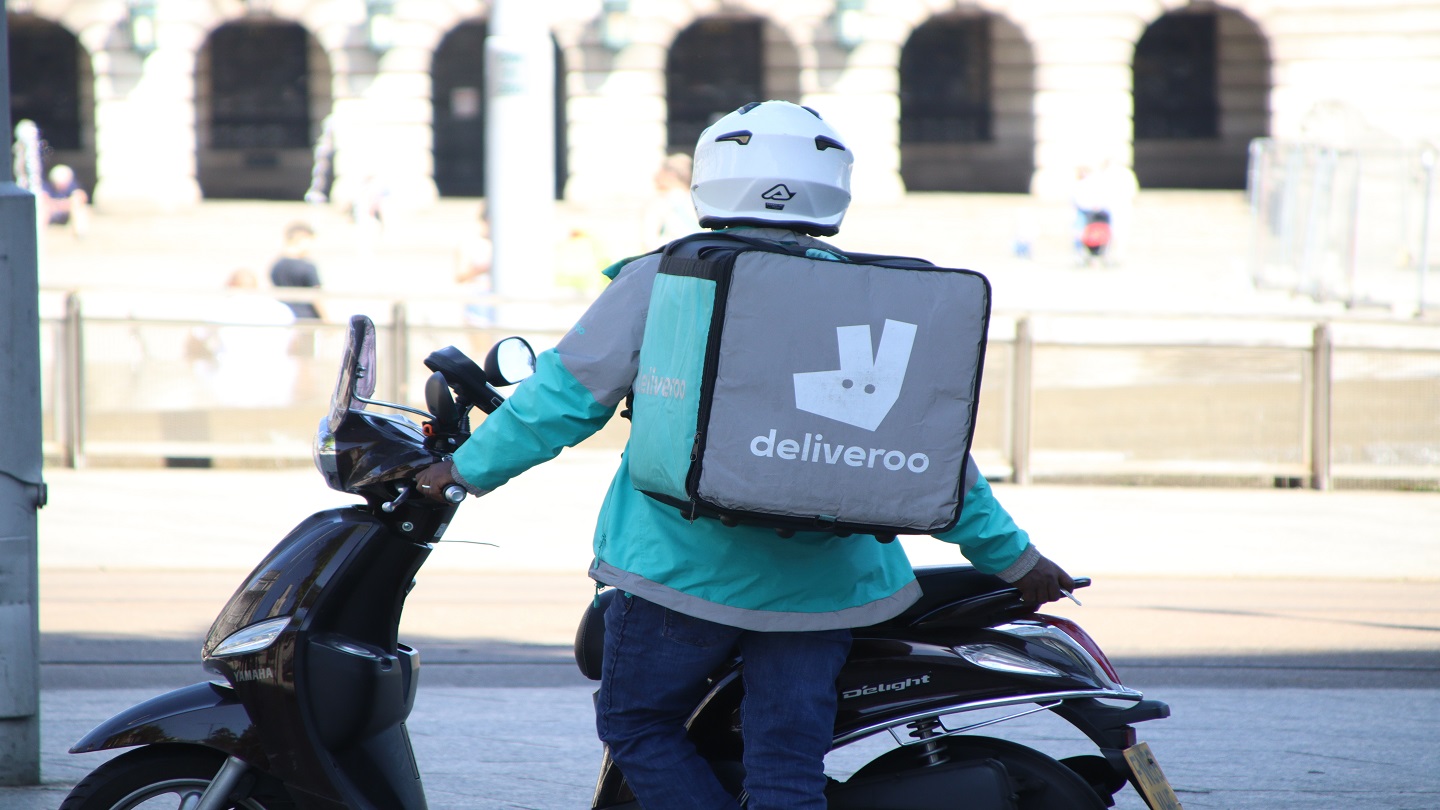 Deliveroo riders staged protest in London over working conditions