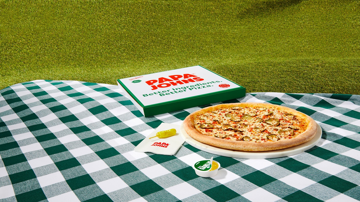 Papa Johns Relaunches Cheesy Burger Pizza In Us