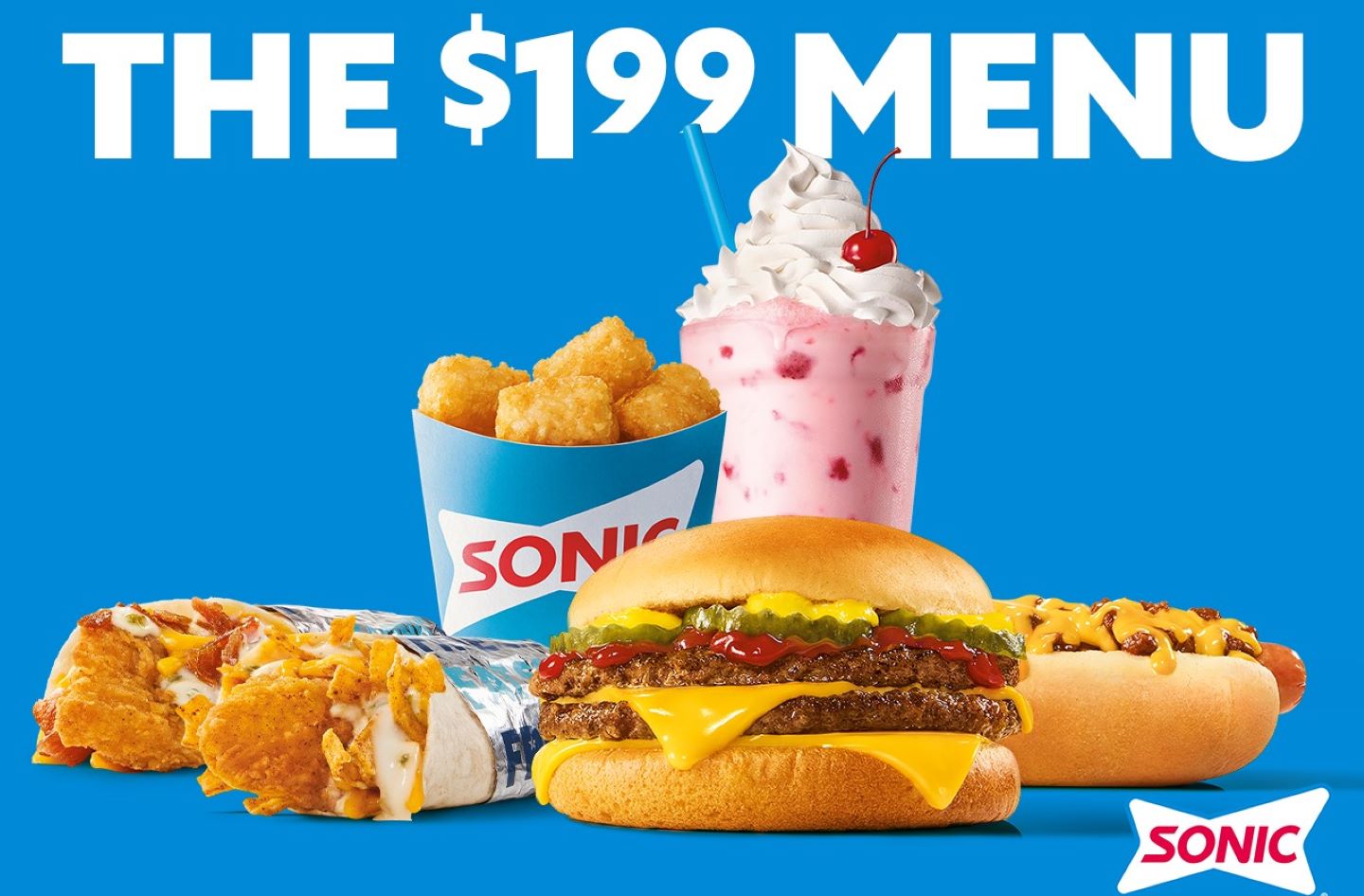 Drive-in restaurant brand Sonic introduces a .99 savings menu in the US