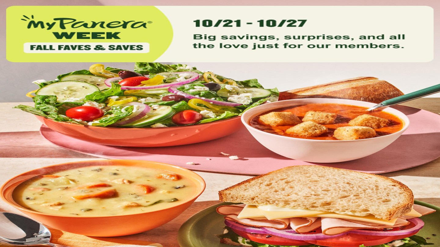 Panera Bread Launches Week-long MyPanera Deals For Members